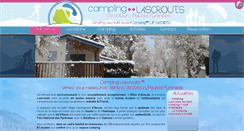 Desktop Screenshot of camping-lascrouts.com